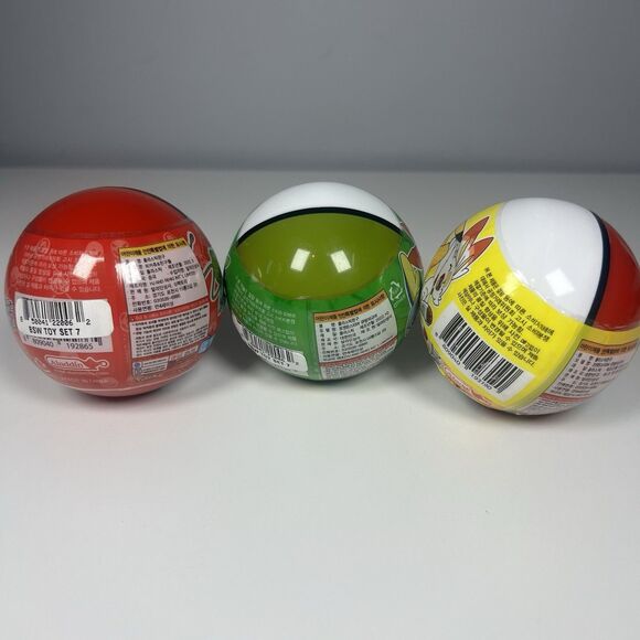 Vtg 1997 Pokémon Nintendo Surprise Ball Lot Of 3 Aladdin Brand RARE - Picture 6 of 7